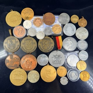 XXL Medaillenkonvolut Deutschland Historisch Sport Olympia Kanu 1872–2000er