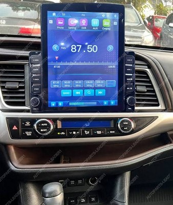 9.7'' Stereo Radio GPS Navi CarPlay Android 15.0 For 2014-2019 Toyota Highlander
