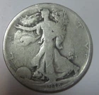1918  S   Walking Liberty 90% Silver US Half Dollar