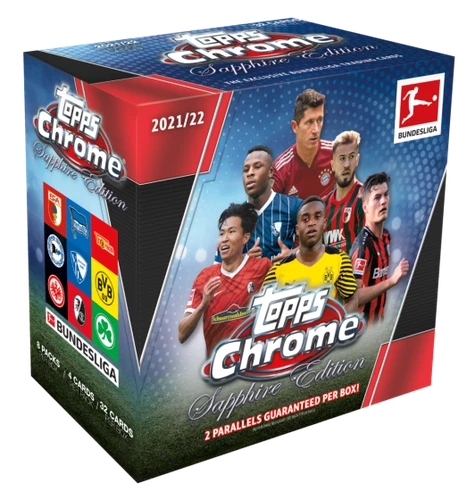 2021-22 Topps Bundesliga Chrome Sapphire Edition Sealed Box