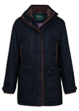 Alan Paine Ladies Fernley Weekend Coat In Navy - 12