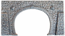 Noch 58248 HO Scale Stone Tunnel Portal for Double Track - 23.5 x 13 cm