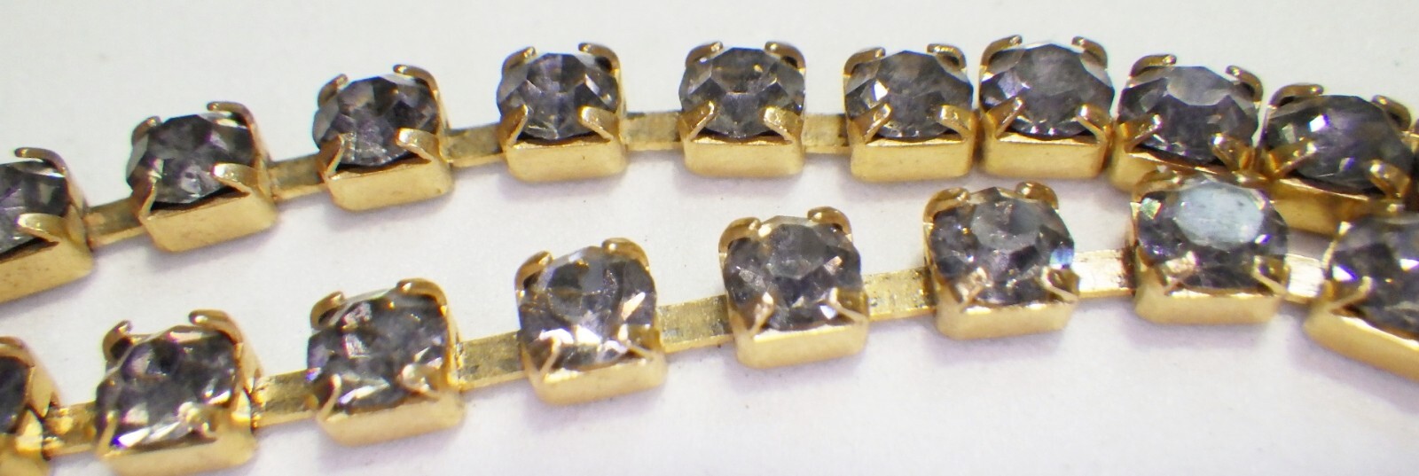 Stunning Unsigned WEISS Hi-End Rectangle Cream Mo… - image 3