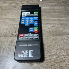 One For All URC-2000 Universal TV Cable VCR Remote Control Black