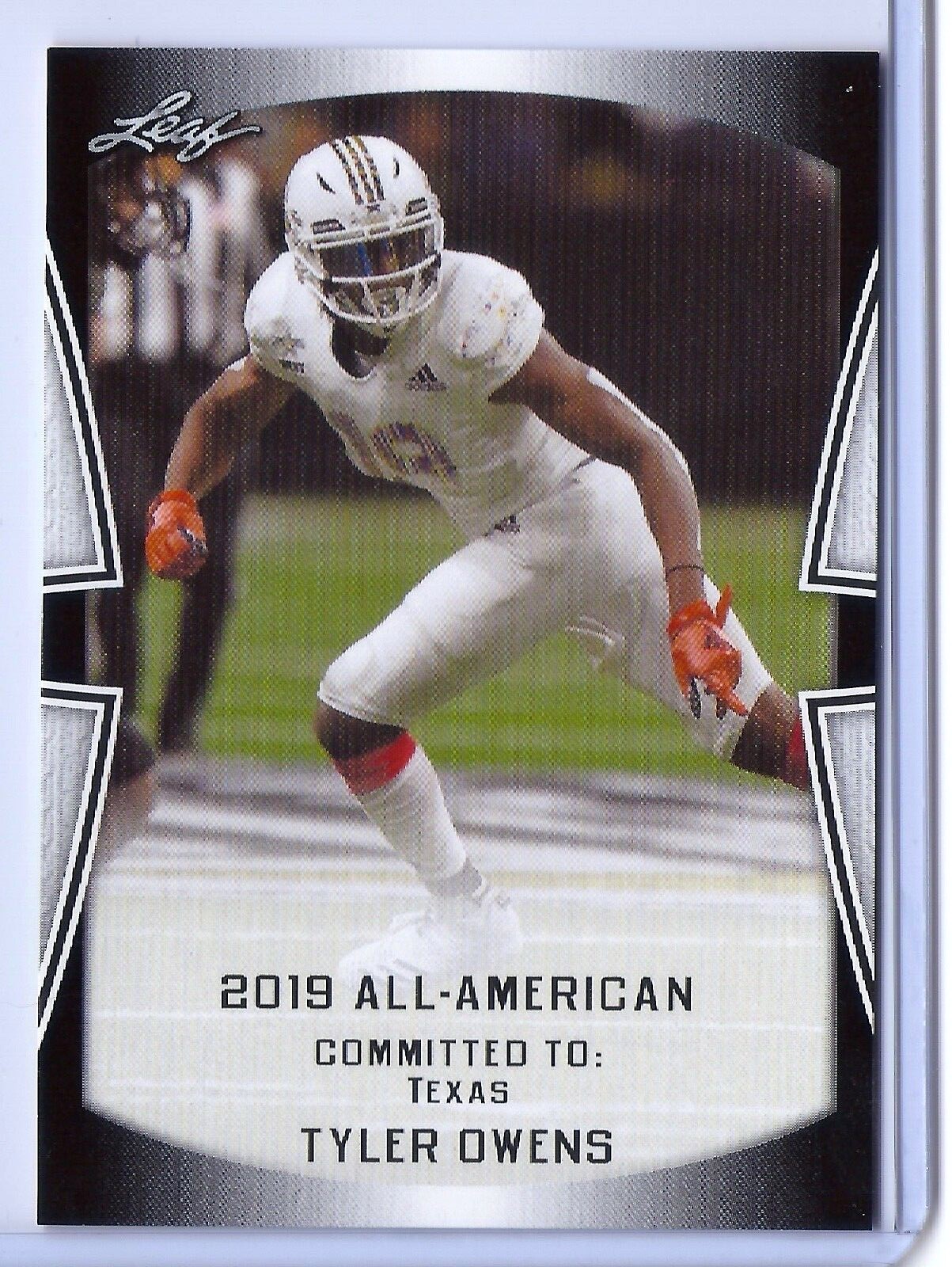 TYLER OWENS 2019 LEAF "1ST EVER PRINTED" ALL-AMERICAN ROOKIE CARD! TEXAS!