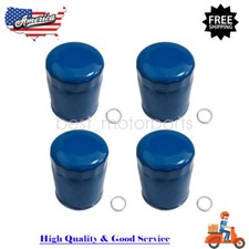 4 Set Engine Oil Filter w/Gasket 15208AA15A Fit for 2011-2021 Subaru Impreza US