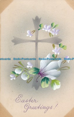 R031142 Easter Greetings. 1909