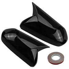 2× Carbon Fiber Rearview Side Mirror Cap Cover Trim For Toyota Camry 2018-2023