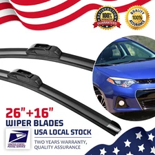 J/U-HOOK 26" 16" All weather Wiper Blades For 2013-2018 Subaru WRX/STI & Impreza