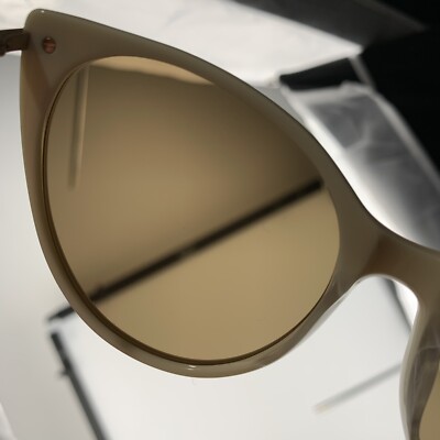 RAEN Birch Sunglasses Cat Eye Bone White Rose Mirror Shades  display picture 2