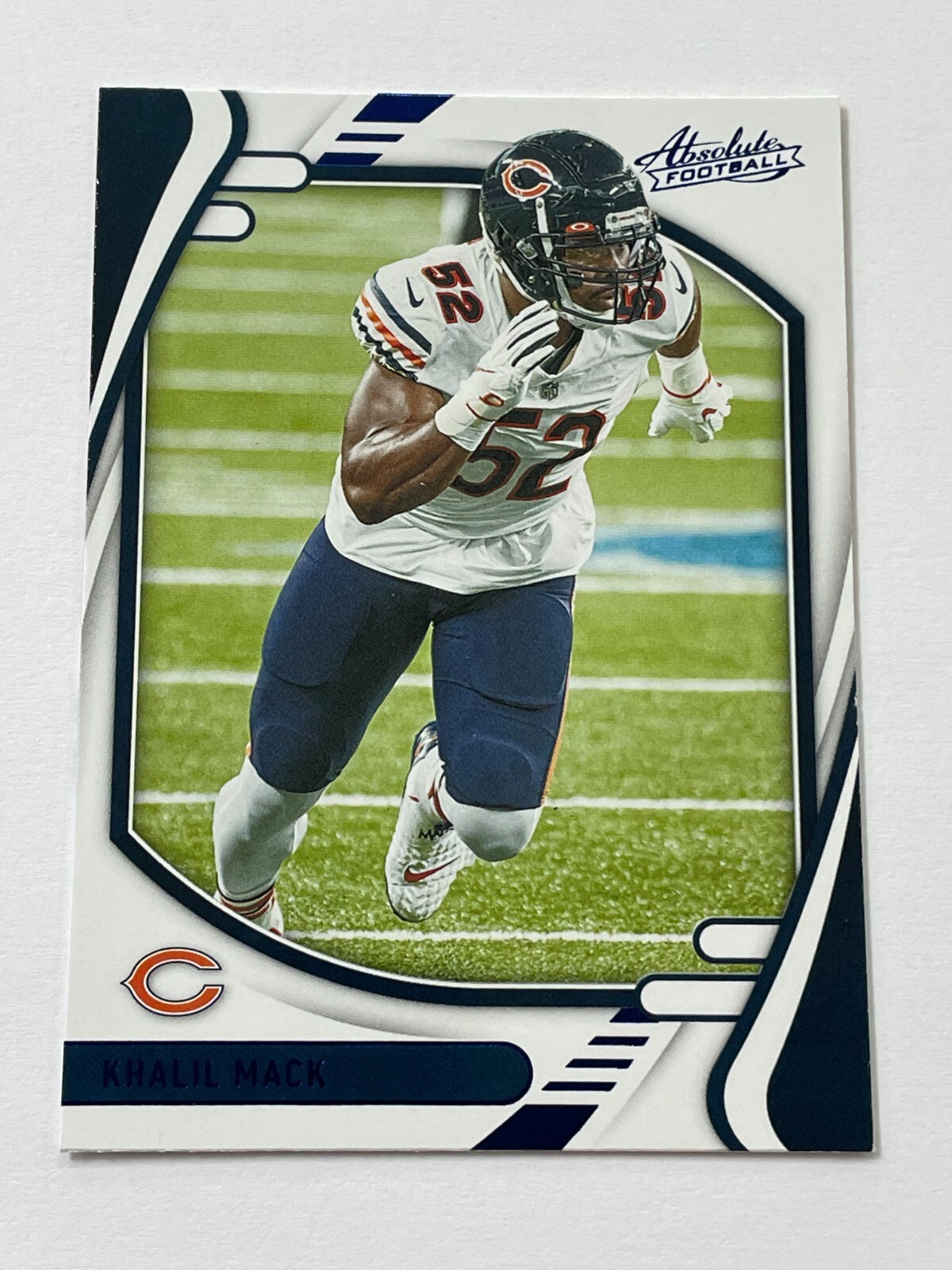 2021 Absolute Football Blue Parallel #21 - Khalil Mack - Chicago Bears