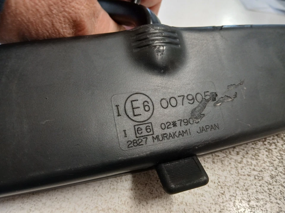 ESPEJO RETROVISOR INTERIOR CONVERTIBLE GEO METRO 1989 A 1994 Foto 3 de 4