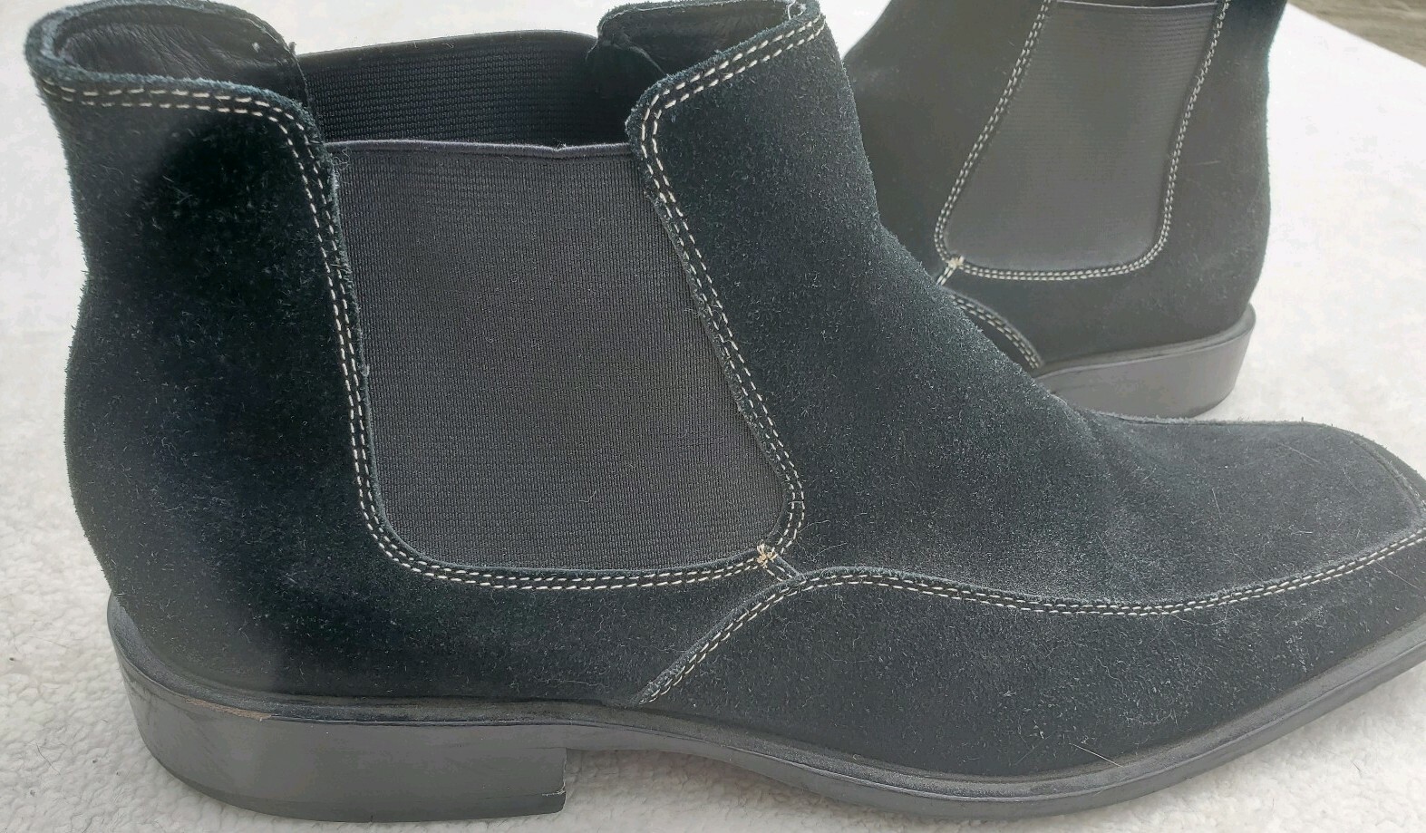 aston grey black boots