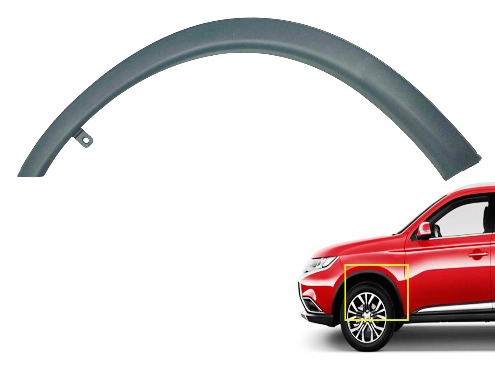 Fits 20142020 Mitsubishi Outlander Front Fender Wheel Arch Flare Left