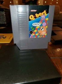 Q-Bert Nintendo Nes Cleaned & Tested Authentic