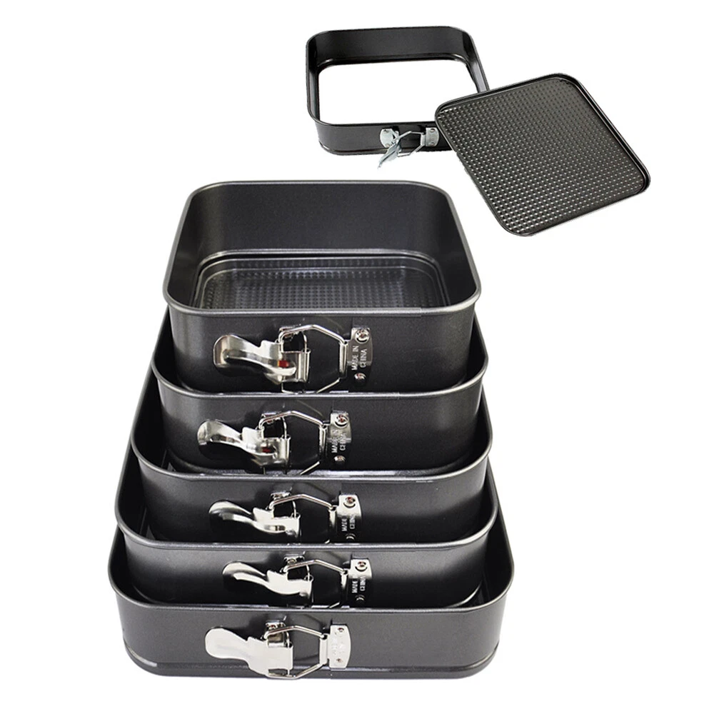 5PCS NON STICK BAKING CAKE MOULD TINS SQUARE SPRING FOAM BAKE TRAYS 5 PC PLATE
Opens in a new window