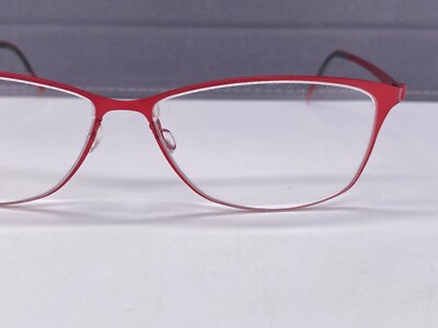 Lindberg Brille Herren Damen Eckig Rot eckig  Titan 9545