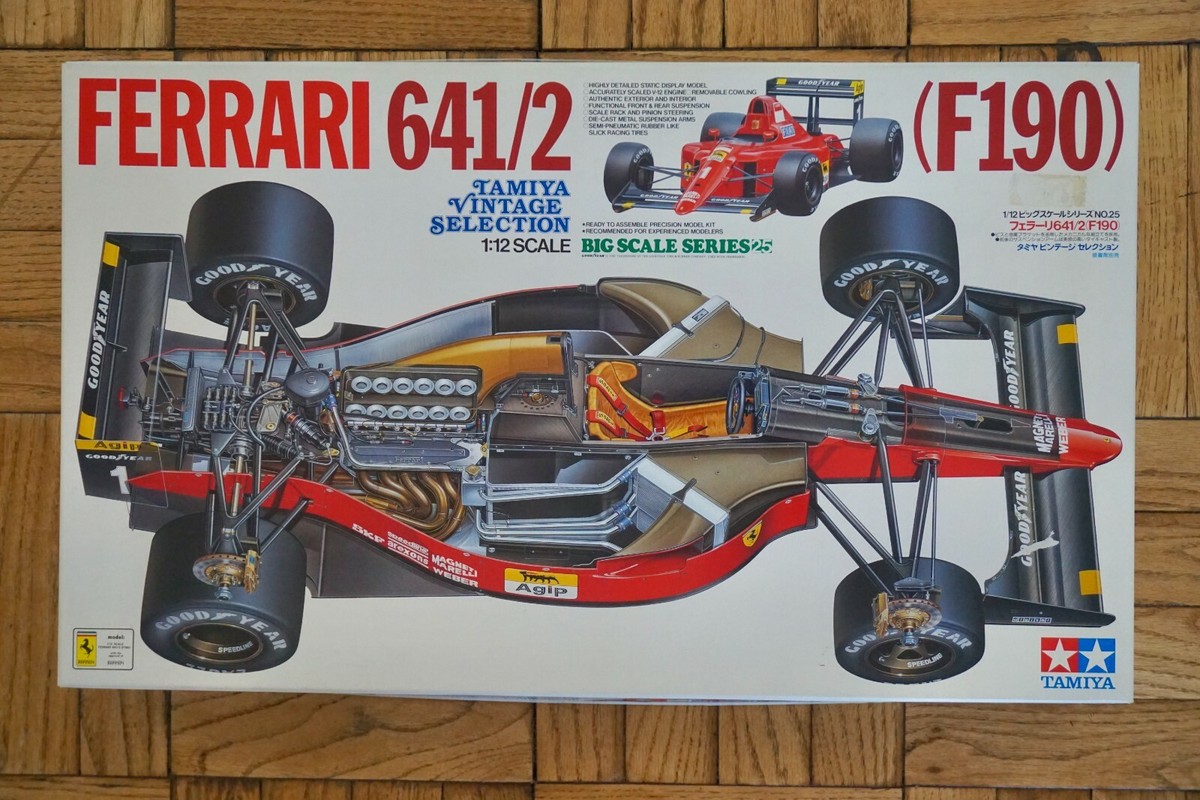 【絶版 】タミヤ・フェラーリTAMIYA FERRARI 641/2 マールボロ FREE SHIPPING】TAMIYA 1/12 Ferrari 641/2 Model Kit Alain Prost | eBay
