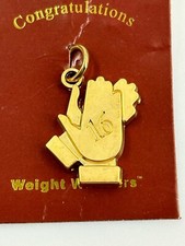 Vintage Weight Watchers Charm Congratulations Hands Clapping 16 Pounds