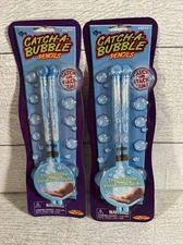 VTG 2002 NOS Catch-A-Bubble Pencils Spin Maker Toys NIP Lot Of 2