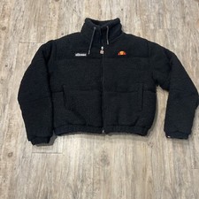 Ellesse Justine Zip Front Heavy Fleece Jacket Jacket size Us 8