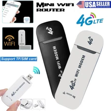 4G LTE Wireless USB WiFi Router Modem Dongle Unlocked Network Hotspot SIM Card Q