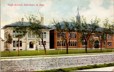 #ad #ad High School Aberdeen South Dakota Postcard $4.99