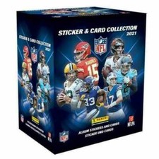 2021 Panini NFL Sticker And Card Collection Factory Sealed (Box of 50 Packs) RC