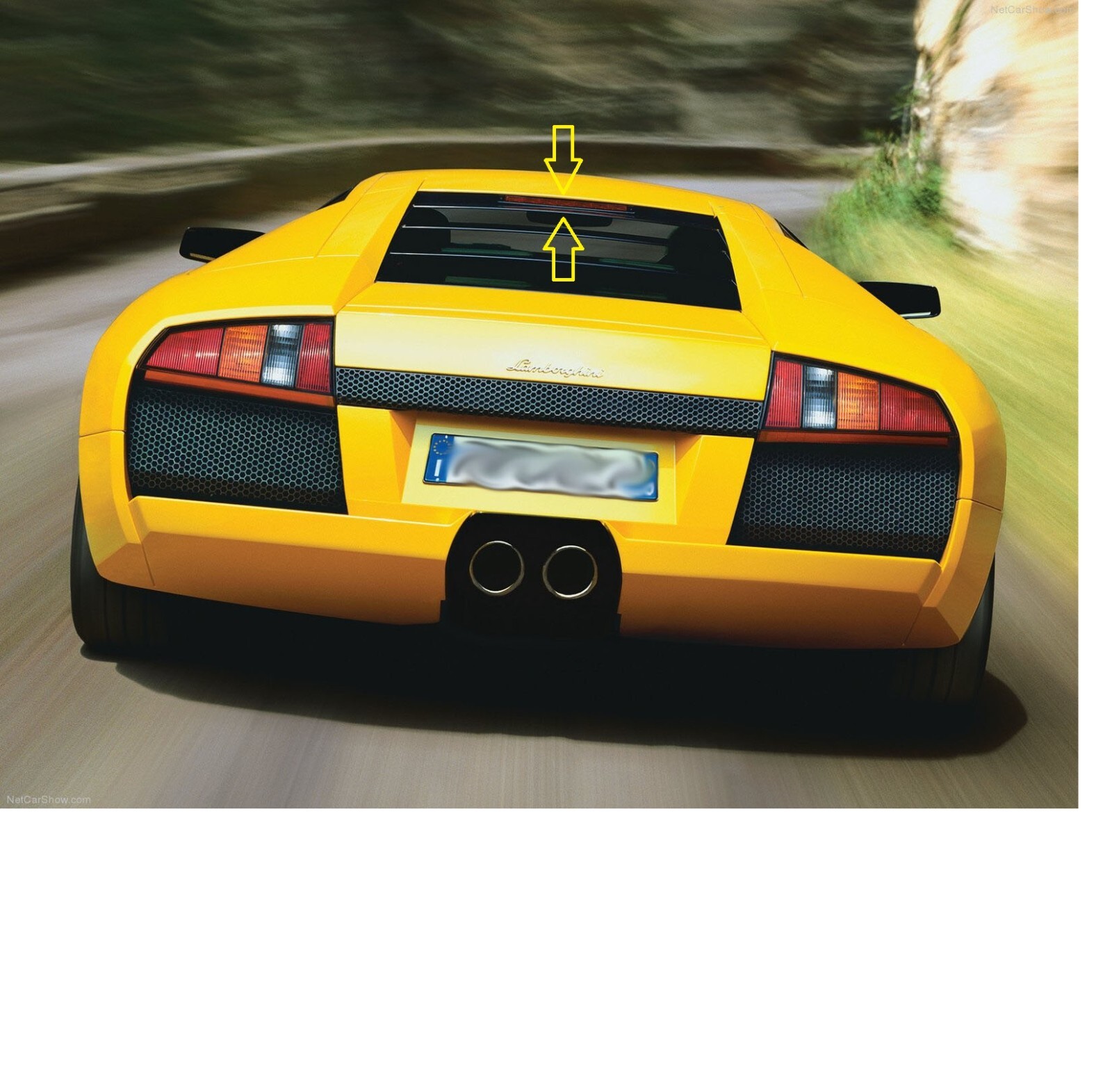 13.78″ Spoiler Light LED 3rd Brake Light Lamborghini Murciélago BMW M3 E36
