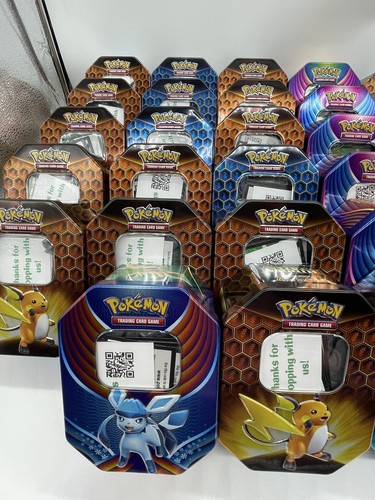 POKEMON CARD LOT OF 89 IN A POKÉMON COLLECTION TIN! See Description For Details - Picture 2 of 6