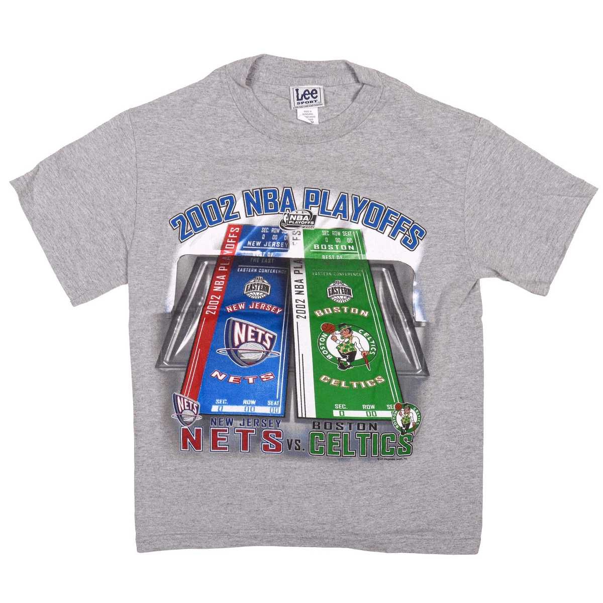 VTG 2002 New Jersey Nets Boston Celtics NBA Playoffs Lee Sport