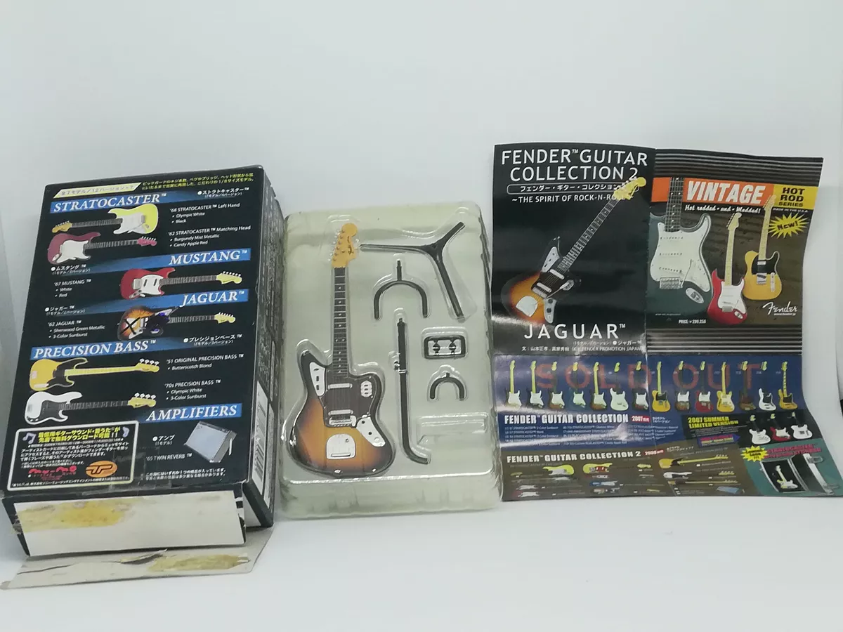 F Toys 1 8 Fender Guitar Collection 2 1962 Jaguar 3 Color Sunburst