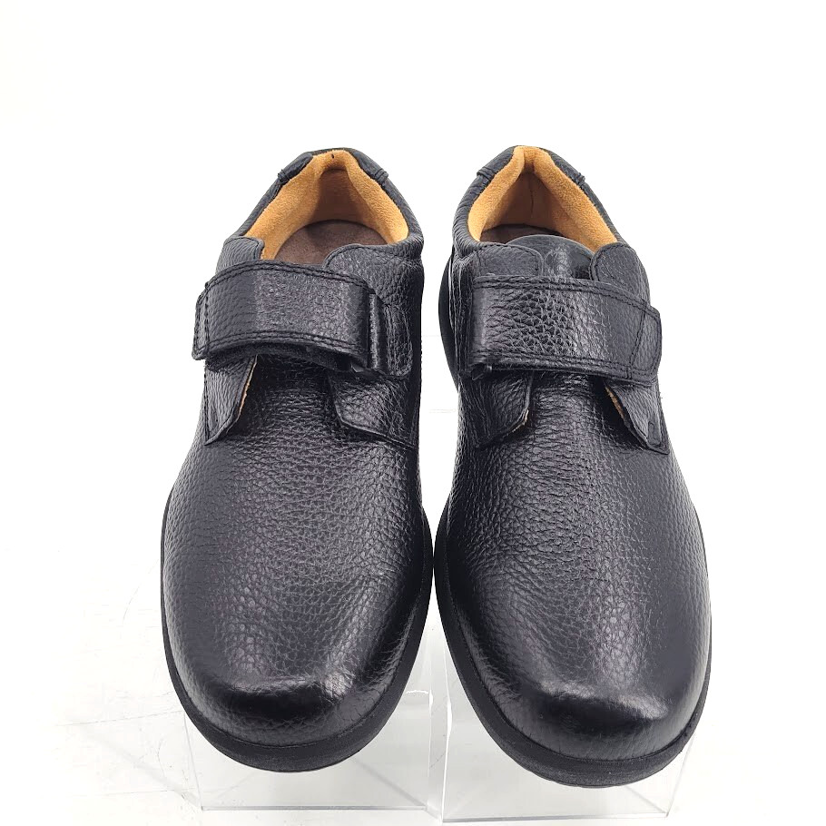 Dr Comfort Men's Casual Diabetic Shoe 6310 William Black Leather Size 10.5 Wide