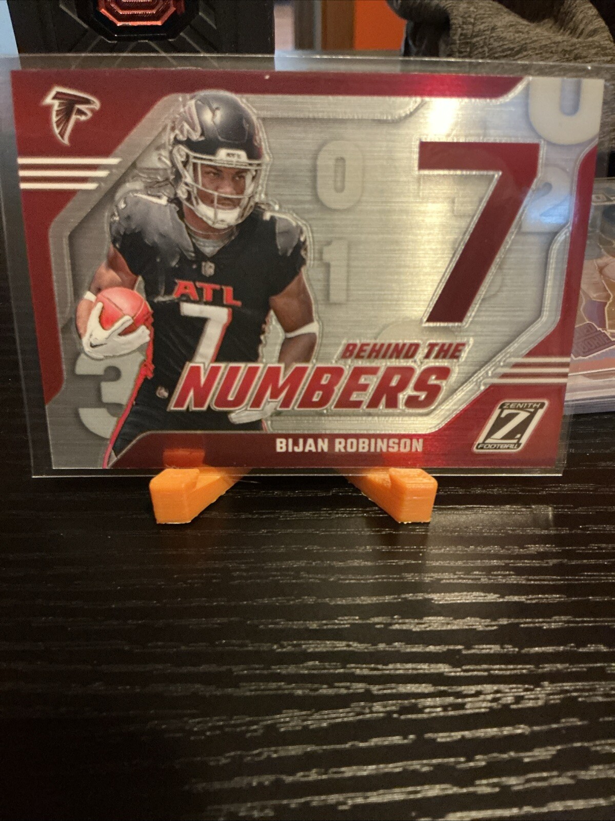 2023 Panini Zenith - Behind The Numbers #3 Bijan Robinson (RC)