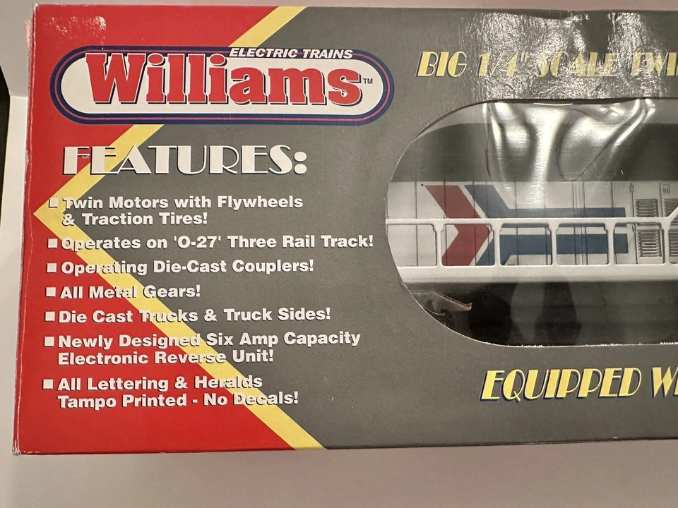 Williams O Scale GP402 Amtrak GP9 Power A Unit W/Horn CAB #765 - Image 3 of 4