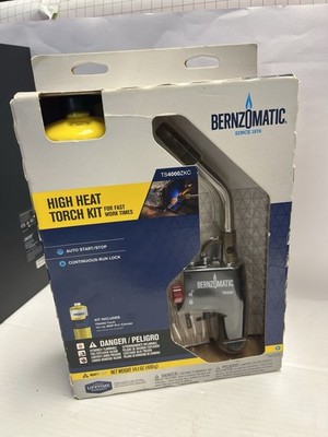Bernzomatic TS4000ZKC Advanced Performance High Heat Torch Kit - Factory Sealed