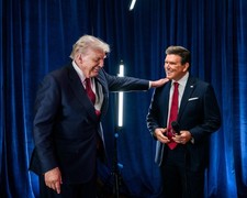 8x10 Donald Trump Interview Fox News Bret Baier Kaseya Center 4pc Photo #1