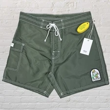 Kanvas by Katin Waterman Trunks Swim Surf Green Nylon Men’s 33