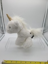 FAO Schwarz 2022 White Unicorn 10  Sparkly Plush Stuffed Animal