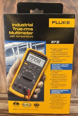 Fluke 87-V True-RMS Industrial Digital Multimeter with Temperature