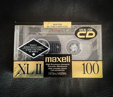 Amazing Sound Reproduction Cassette Taps Maxell XLII 100 Minutes. CD Tapes Casse