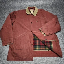 LL Bean Mens VTG Chore Barn Coat Removable Wool Blanket Lined XL JV93 Rare Color