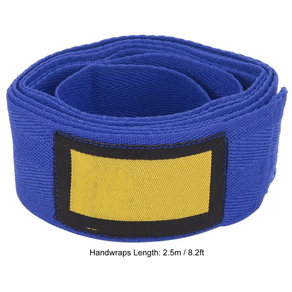 1 Pair Boxing Handwraps Bandage Cotton Muay Thai Arts Elastic Hand Wraps For Men - Image 3 of 4