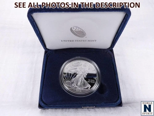 NobleSpirit Beautiful 2013 American Eagle .999 Silver 1oz Proof in Box w CoA