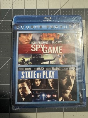 Robert Redford SPY GAME Ben Affleck STATE OF PLAY Blu-ray DOUBLE FEAT BRAND NEW