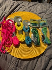 Bundle of 6 Parachute 550 Cord, Signal Mirror  Bracelet Kit, Whistle Buckle Kit