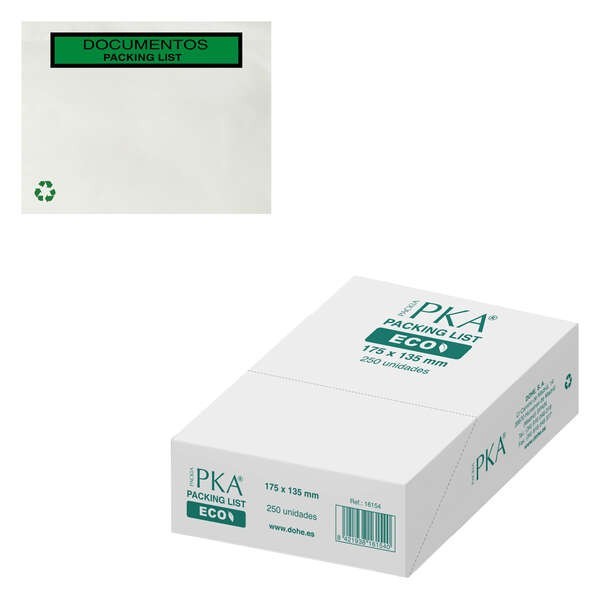 250 Sobres Packing List Autoadhesivos 175x135mm Envíos Tienda Online