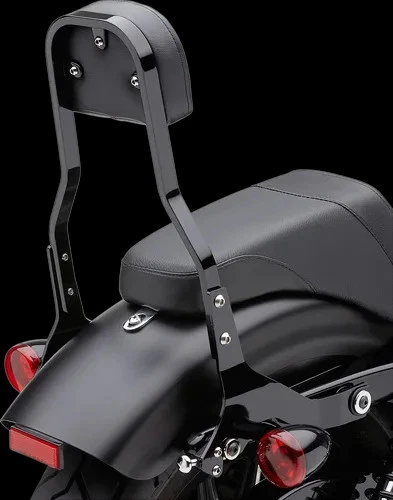 Cobra 14in Black Square Detachable Backrest Kit Softail Standard 00-06 - Image 2 of 4