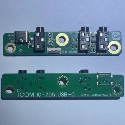 最終の１枚です！！　アイコムICOM IC-705用USB-TypeC基盤 1Pcs DIY ICOM IC-705 USB Type-C Socket PCB Upgrade | eBay