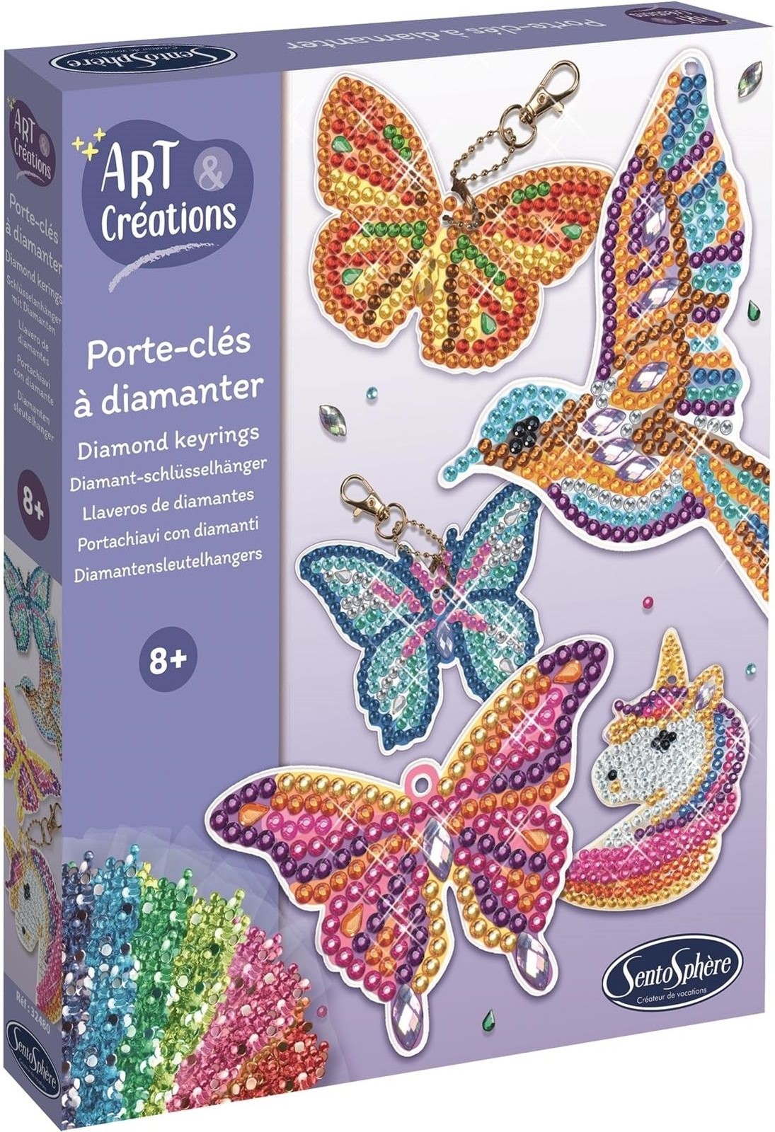 Sentosphère Kit Portachiavi Creativo Con Diamante - Immagine 2
